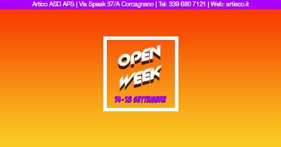 Open Week 2020